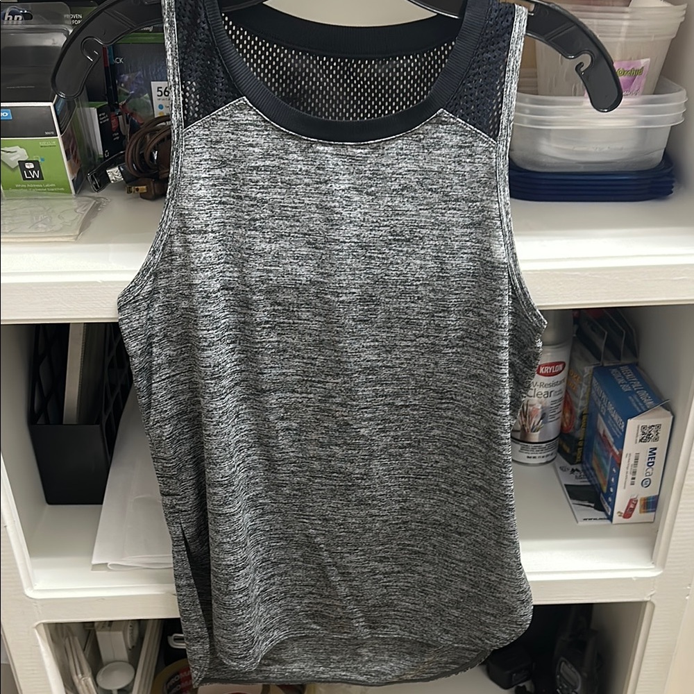 Women's Gray Sleeveless Top